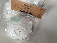 Palletdeal copenhagen pro stofmasker met ventiel, 3 pack (1152x) - afbeelding 2 van  5