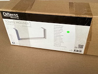 Palletdeal differnz handdoekdrager mat chroom (148x) - afbeelding 3 van  7