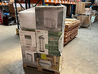 Palletdeal diverse prullenbakken van o.a eko en curver & pakketbrievenbus