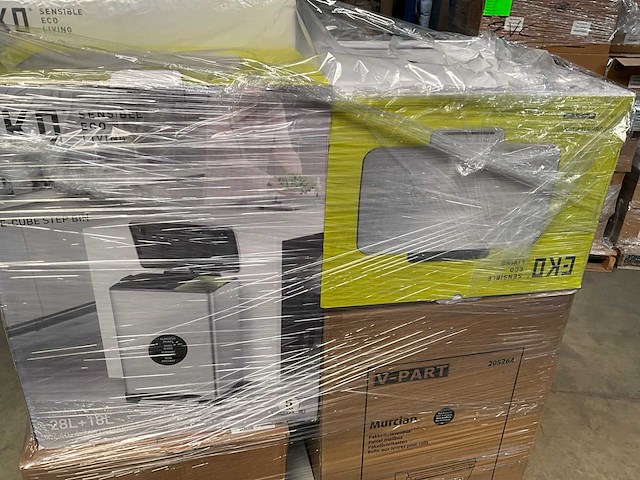 Palletdeal diverse prullenbakken van o.a eko en curver & pakketbrievenbus - afbeelding 11 van  13