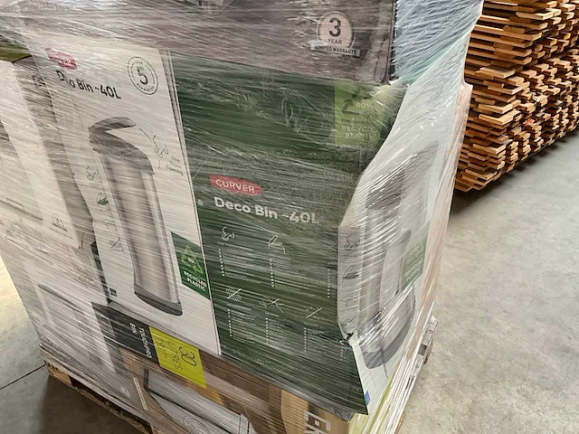 Palletdeal diverse prullenbakken van o.a eko en curver & pakketbrievenbus - afbeelding 11 van  13