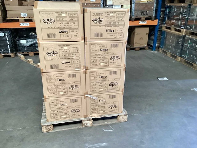 Palletdeal neo tools stofmaskers ffp2, blister 5 stuks (2304x) - afbeelding 7 van  7