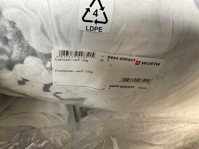 Palletdeal poetslappen 9 x 10 kilo pack - afbeelding 5 van  5