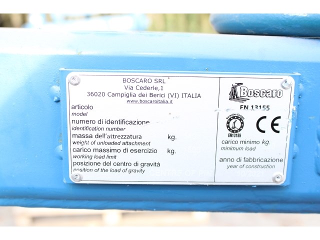 Pallethaak boscaro mbr-15 1,5ton - afbeelding 4 van  5