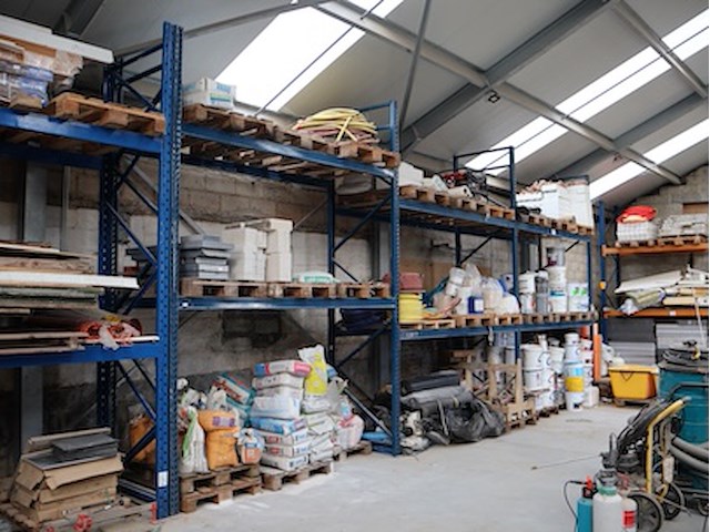 Palletstelling donkerblauw - afbeelding 1 van  4