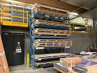 Palletstelling met inhoud plaatmateriaal - afbeelding 1 van  3