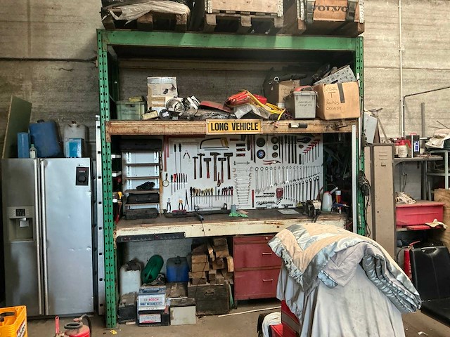 Palletstelling met werkbank - afbeelding 1 van  5