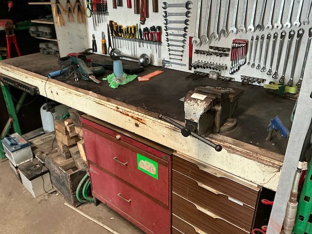 Palletstelling met werkbank - afbeelding 3 van  5