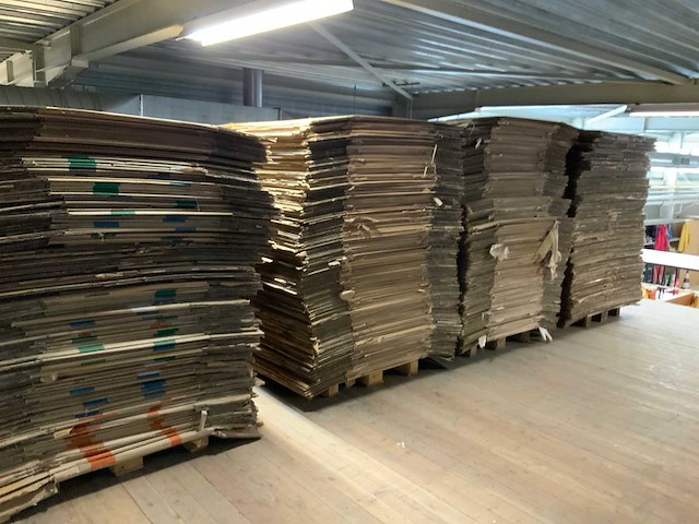 Palletten kartonnen dozen (4x) - afbeelding 1 van  2