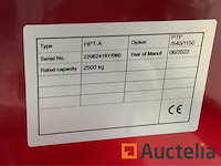 Palletwagen hpt-a 2500kg - afbeelding 8 van  10