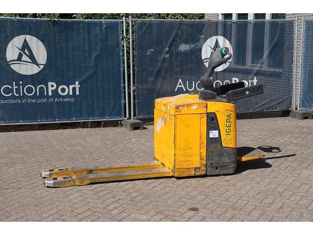 Palletwagen jungheinrich 24 v 3 pzs 375 elektrisch - afbeelding 1 van  1
