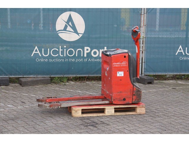 Palletwagen linde t16 elektrisch 1600kg 2014 - afbeelding 1 van  1