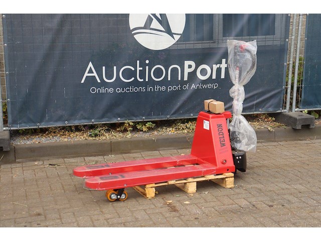 Palletwagen weldon wpe2000 elektrisch 2000kg 2026 nieuw - afbeelding 1 van  1