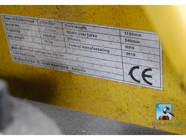 Palletwagen - afbeelding 9 van  9