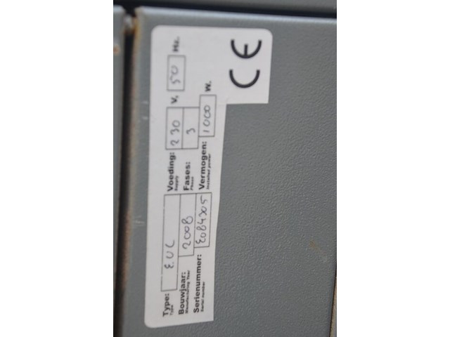 Palletwikkelmachine techno brabant, serienummer e084305, bouwjaar 2008 - afbeelding 8 van  8