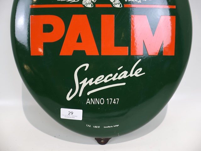 Palm emaille bord - afbeelding 3 van  5