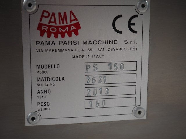 Pama parsi machine s.r.l. - afbeelding 13 van  13