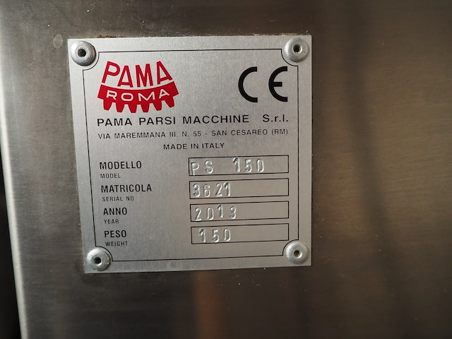 Pama parsi machine s.r.l. - afbeelding 6 van  14