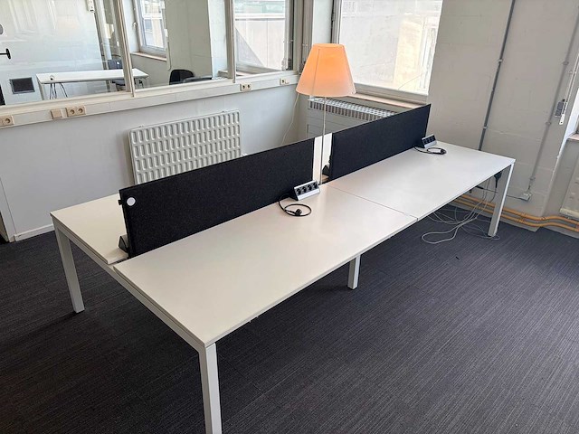 Pami - 4-persoons workbench - bureau (2x) - afbeelding 1 van  12