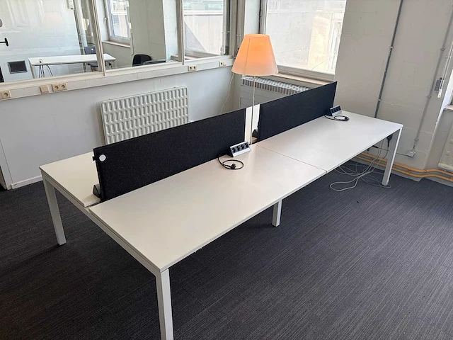 Pami - 4-persoons workbench - bureau (2x) - afbeelding 1 van  12