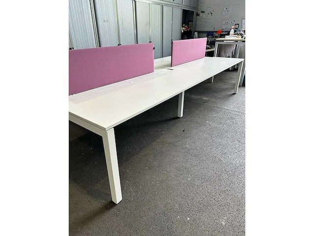 Pami - 4-persoons workbench - bureaus (2x) - afbeelding 3 van  5