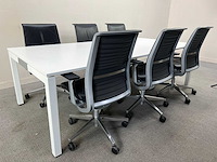 Pami - vergadertafel = 6 x steelcase think vergaderstoelen - vergaderset - afbeelding 2 van  15