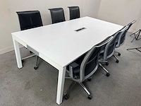 Pami - vergadertafel = 6 x steelcase think vergaderstoelen - vergaderset - afbeelding 3 van  15