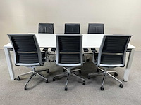 Pami - vergadertafel = 6 x steelcase think vergaderstoelen - vergaderset - afbeelding 4 van  15