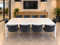 Pami vergadertafel + 10 x casala lynx vergaderstoelen - vergaderset