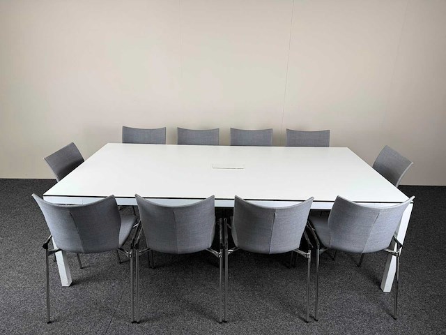 Pami vergadertafel + 10 x casala lynx vergaderstoelen - vergaderset - afbeelding 1 van  6