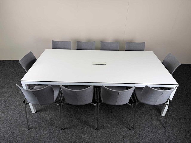 Pami vergadertafel + 10 x casala lynx vergaderstoelen - vergaderset - afbeelding 2 van  6