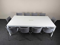 Pami vergadertafel + 10 x casala lynx vergaderstoelen - vergaderset - afbeelding 2 van  6