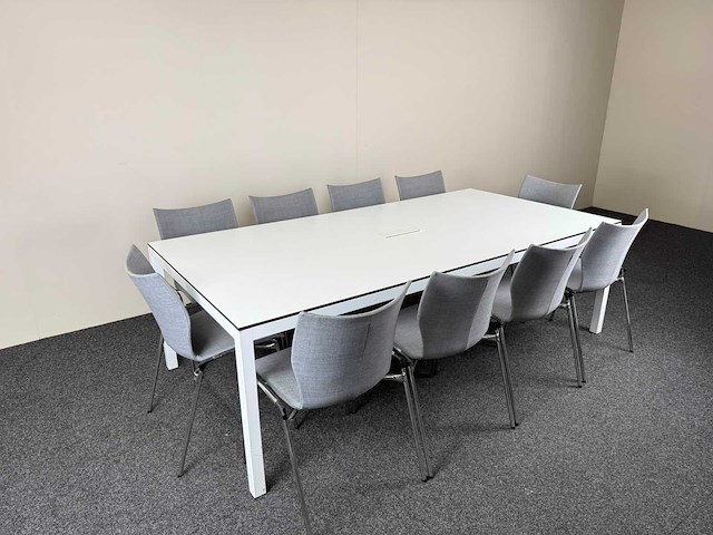 Pami vergadertafel + 10 x casala lynx vergaderstoelen - vergaderset - afbeelding 4 van  6