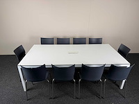 Pami vergadertafel + 10 x casala lynx vergaderstoelen - vergaderset - afbeelding 1 van  5