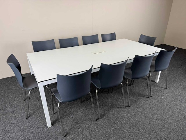 Pami vergadertafel + 10 x casala lynx vergaderstoelen - vergaderset - afbeelding 2 van  5