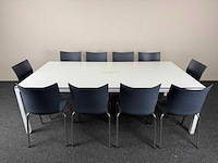 Pami vergadertafel + 10 x casala lynx vergaderstoelen - vergaderset - afbeelding 3 van  5