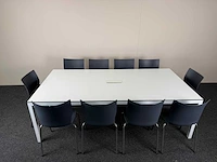 Pami vergadertafel + 10 x casala lynx vergaderstoelen - vergaderset - afbeelding 2 van  6