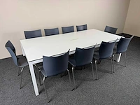Pami vergadertafel + 10 x casala lynx vergaderstoelen - vergaderset - afbeelding 3 van  6