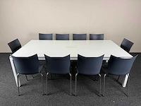 Pami vergadertafel + 10 x casala lynx vergaderstoelen - vergaderset - afbeelding 4 van  6