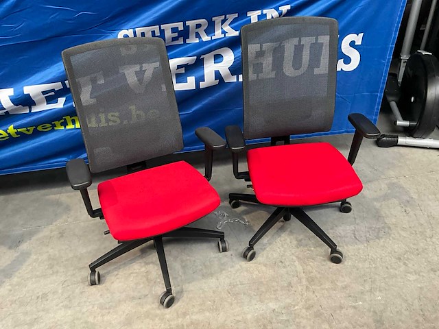 Pami viasit ergonomische bureaustoel (2x) - afbeelding 2 van  8