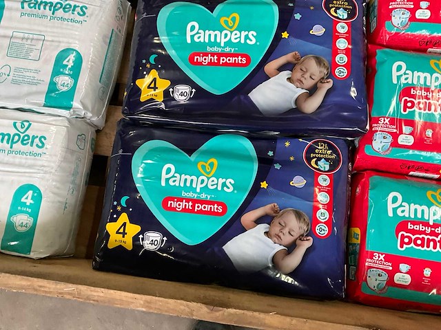 Pampers diverse maten luier verpakkingen (10x) - afbeelding 5 van  8