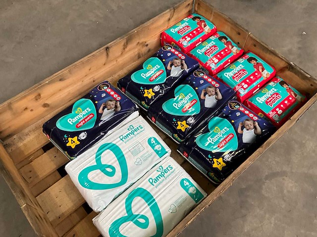 Pampers diverse maten luier verpakkingen (10x) - afbeelding 8 van  8