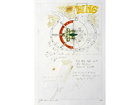 Panamarenko - de kip - litho 4 (bing) - offset - afbeelding 2 van  4