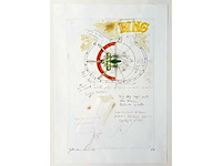 Panamarenko - de kip - litho 4 (bing) - offset - afbeelding 3 van  4