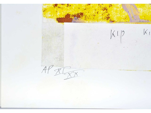 Panamarenko - de kip - zeefdruk - afbeelding 5 van  10