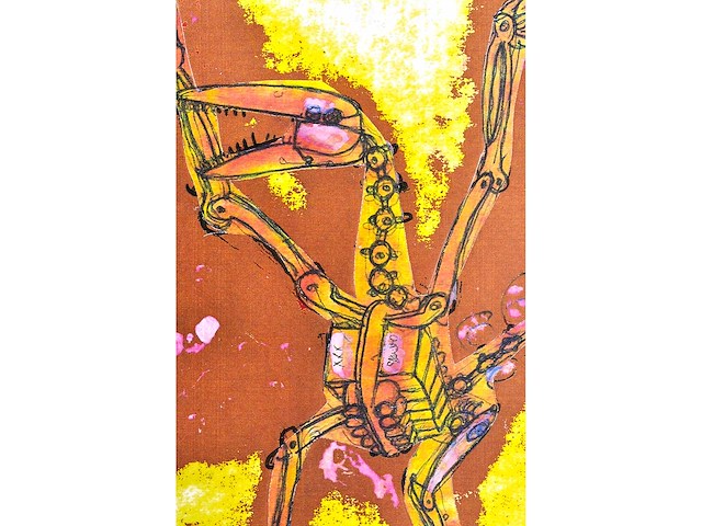 Panamarenko - de kip - zeefdruk - afbeelding 7 van  10