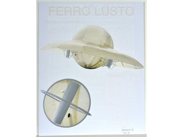 Panamarenko - ferro lusto - kleurendruk met diepdruk - afbeelding 2 van  8