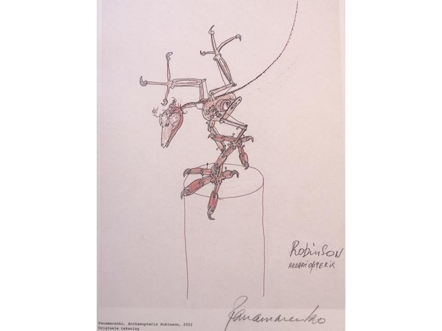 Panamarenko - gesigneerd - afbeelding 1 van  2