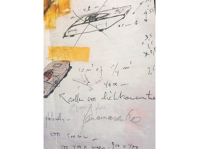 Panamarenko - gesigneerd - afbeelding 1 van  2