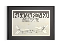 Panamarenko - gesigneerde affiche 'das flugzeug'